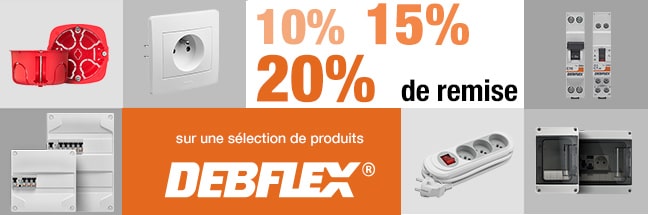 Promotion sur une sélection de produits Debflex