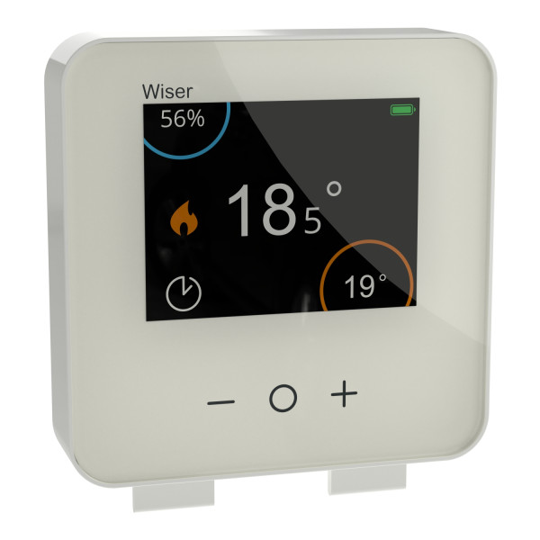 Les solutions de chauffage connecté pour immeubles collectifs : Les thermostat d’Ambiance Connecté Liaison Zigbee 2,4 GHz Wiser Schneider