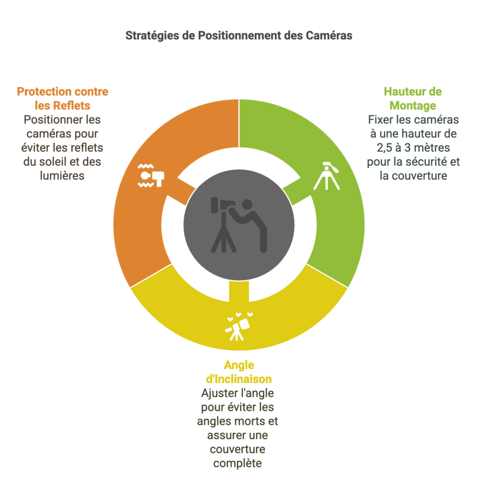 Hauteur et angle de fixation pour une couverture efficace