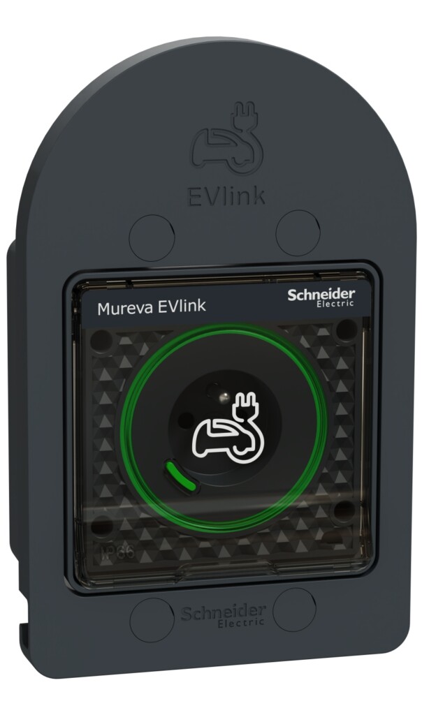 Mureva EVlink - Prise courant 2P+T renforcée pour VE - IP66 IK08